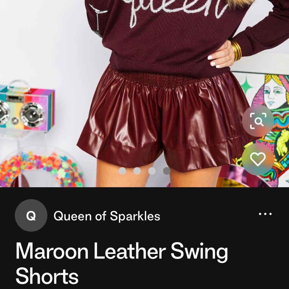 *NWOT* Queen of Sparkles Swing Shorts